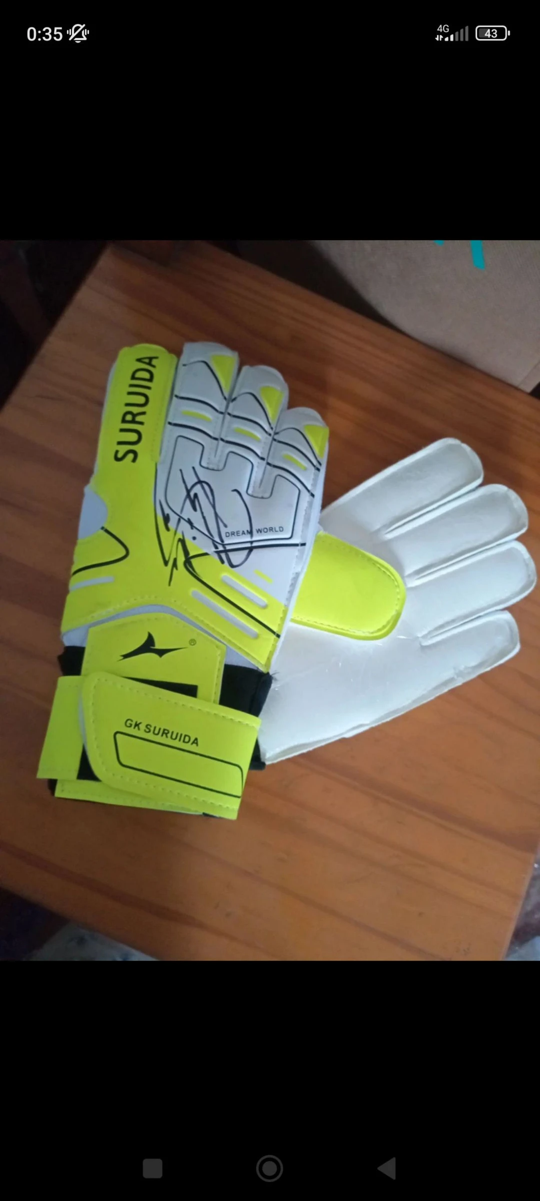 Luvas guarda redes Autografadas Sporting  – photo 3